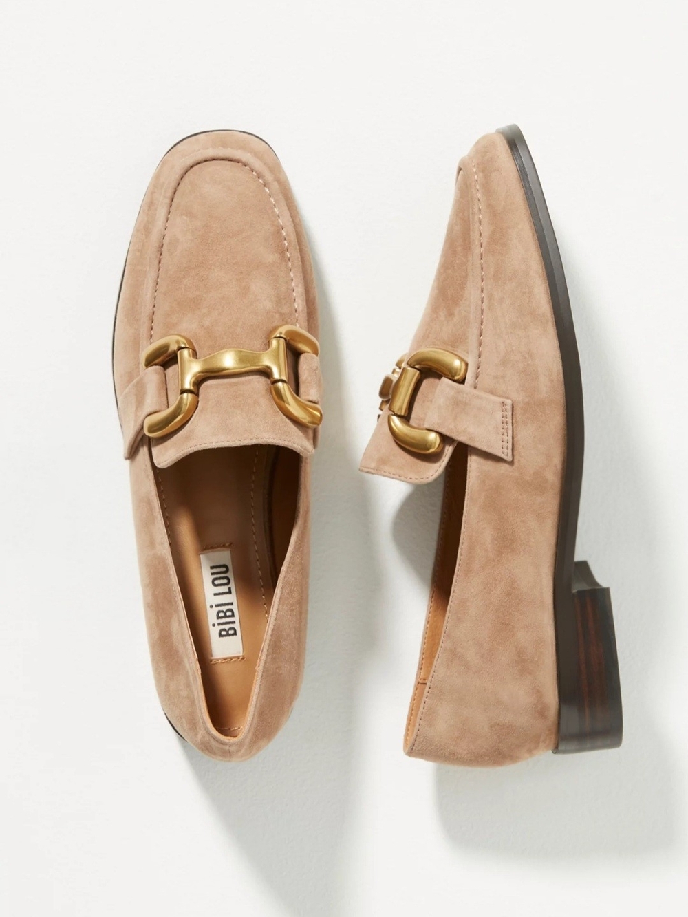 Bibilou Women's Tan Suede Loafers